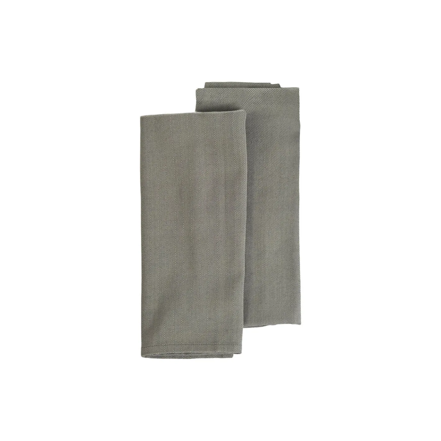 New EKTA Living Napkin Herringbone twill 2 stk., grey