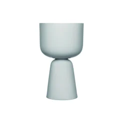 Best Iittala Nappula urtepotte small high, lyse grå