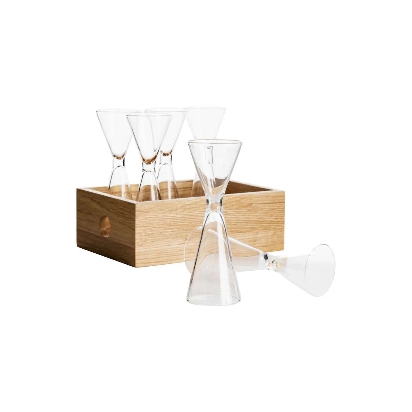Sale Sagaform Nature Schnapps Set with Storage Box 6 pcs