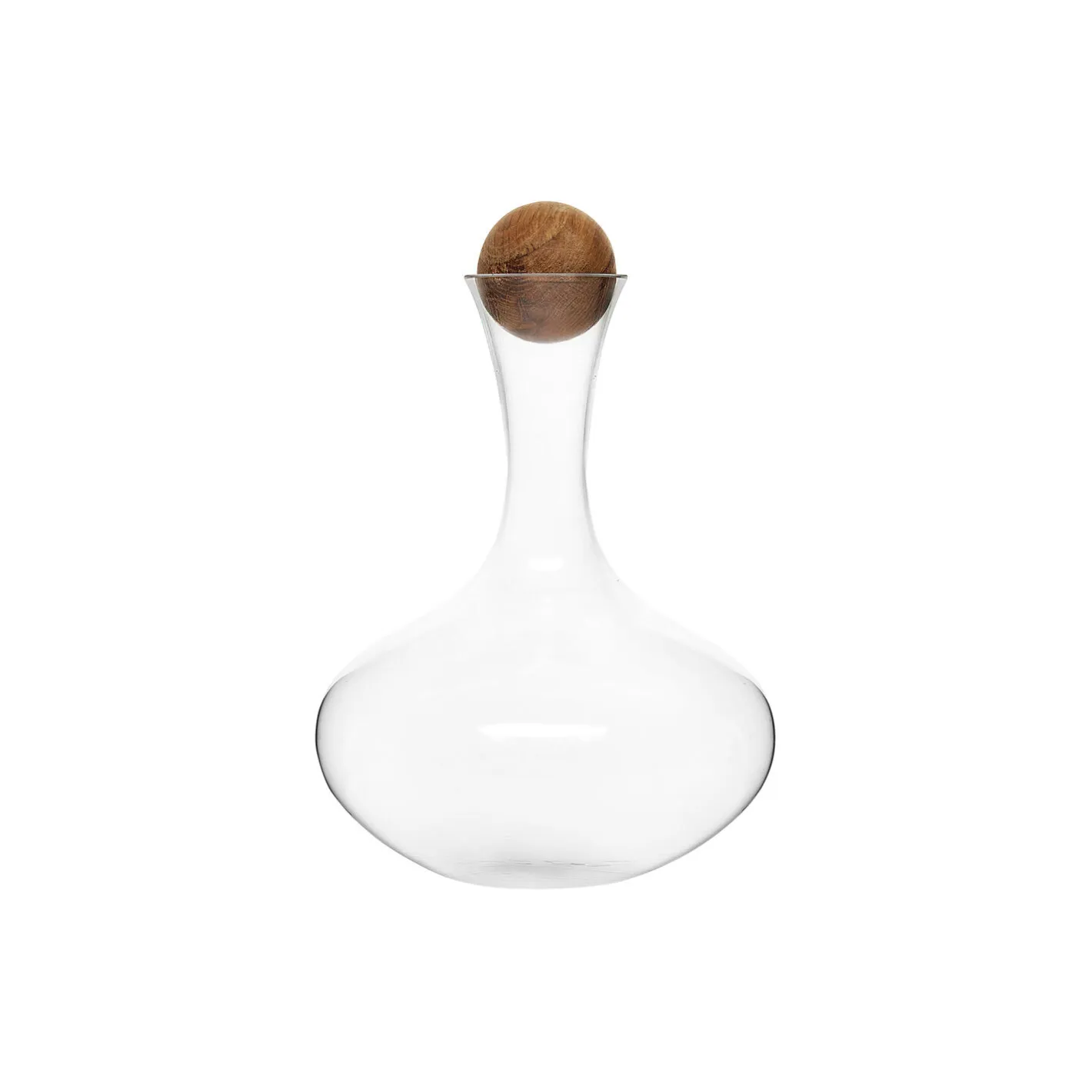 Sagaform Nature Wine Carafe with Oak Stopper> Kander & Karafler