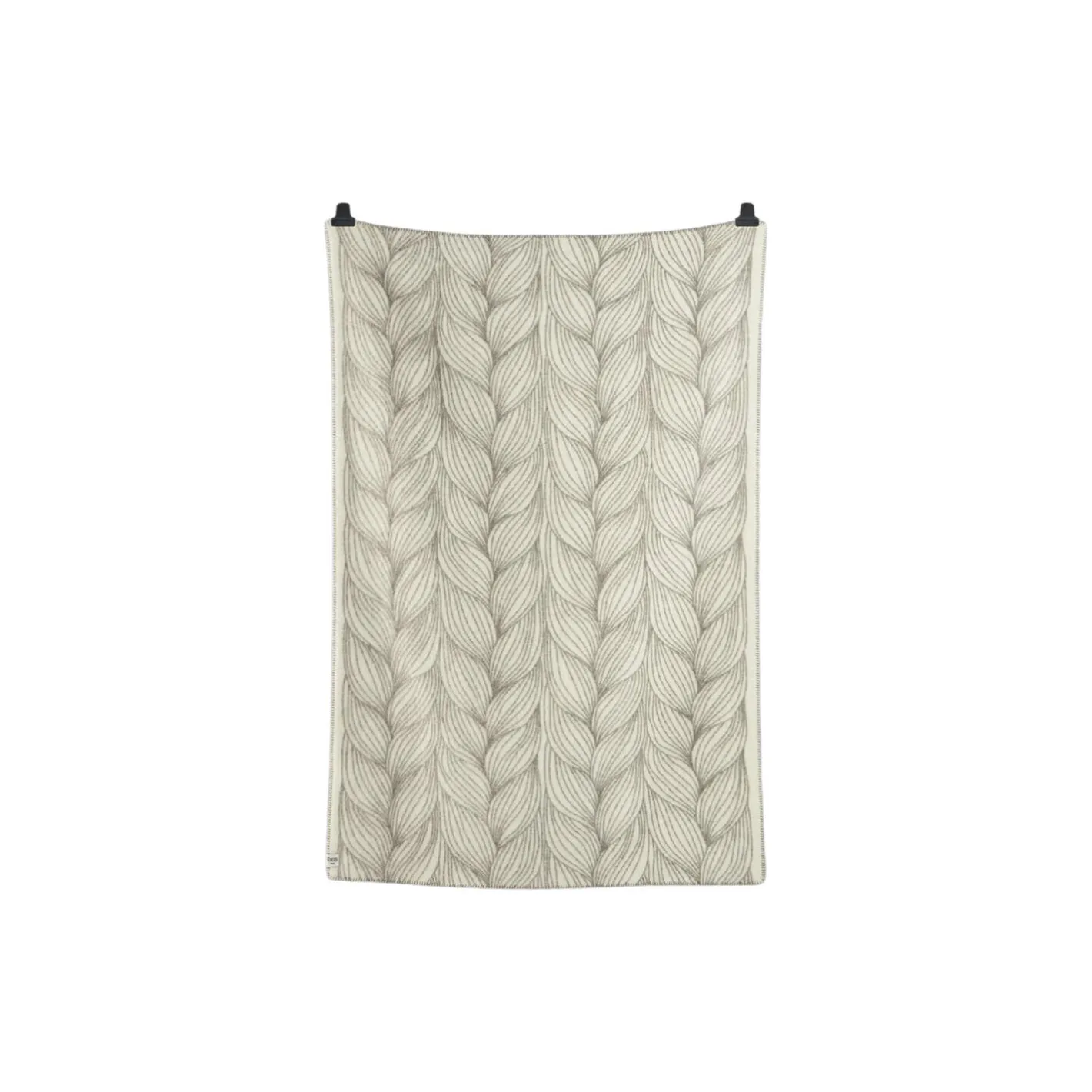 Røros Tweed NATURPLEDD Half Size Throw, flette> Plaider