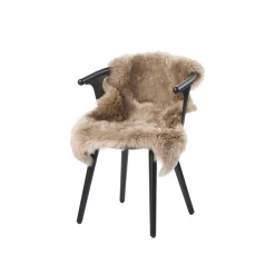 Outlet NATURES Collection Newzealandsk Premium langhåret lammeskind, taupe