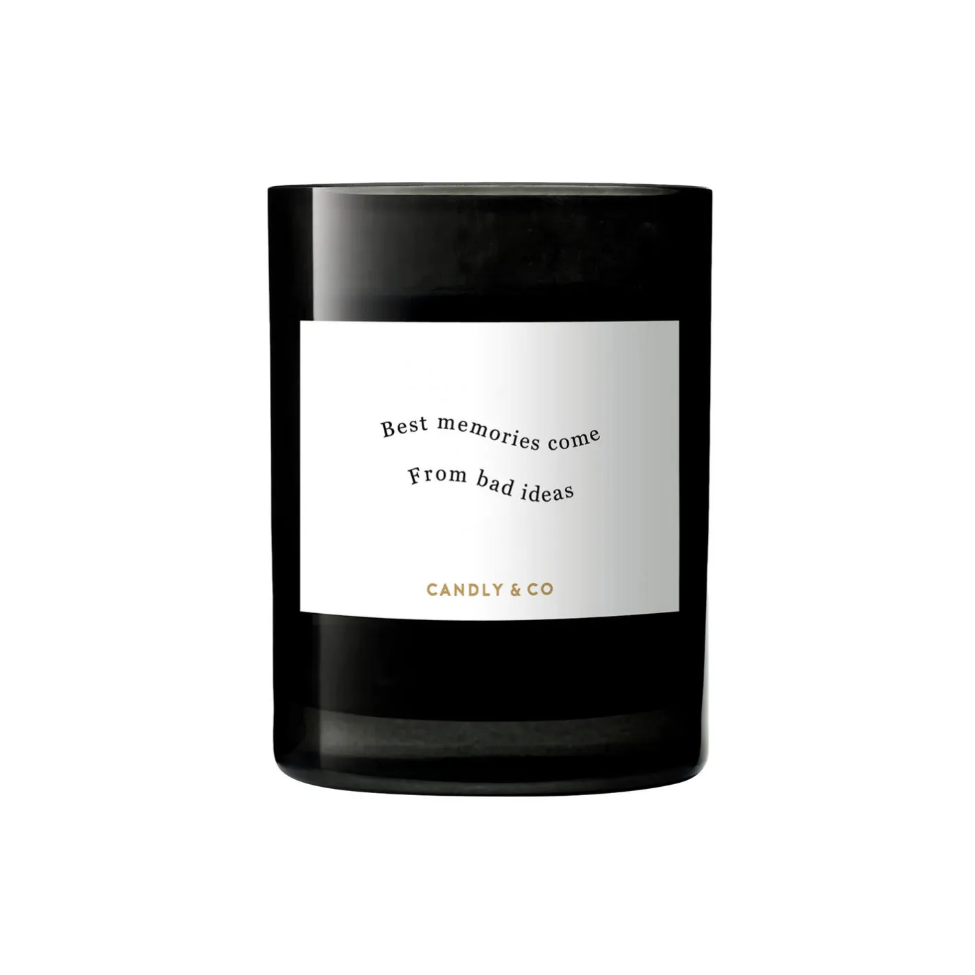Candly & Co No. 2 Candle, Best Memories come from bad ideas> Lys & Duftlys
