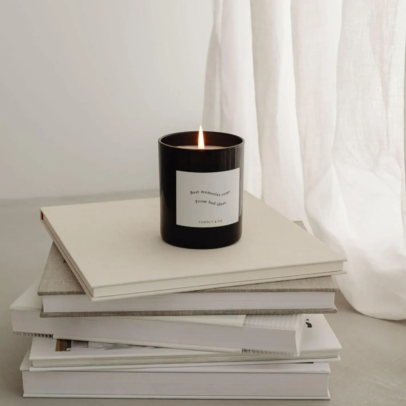 Candly & Co No. 2 Candle, Best Memories come from bad ideas> Lys & Duftlys