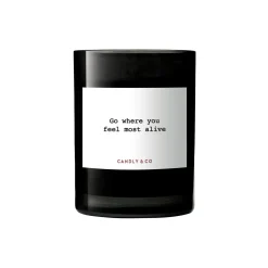 Sale Candly & Co No. 5 Candle, Go where you feel most alive