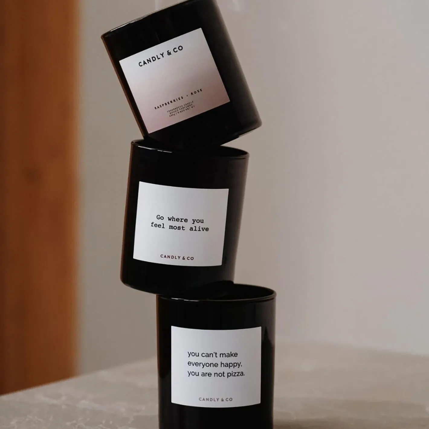 New Candly & Co No. 7 Candle, Raspberries/Rose