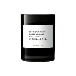 Candly & Co No. 4 Candle, Set goals that scare you and excite you at the same time> Lys & Duftlys