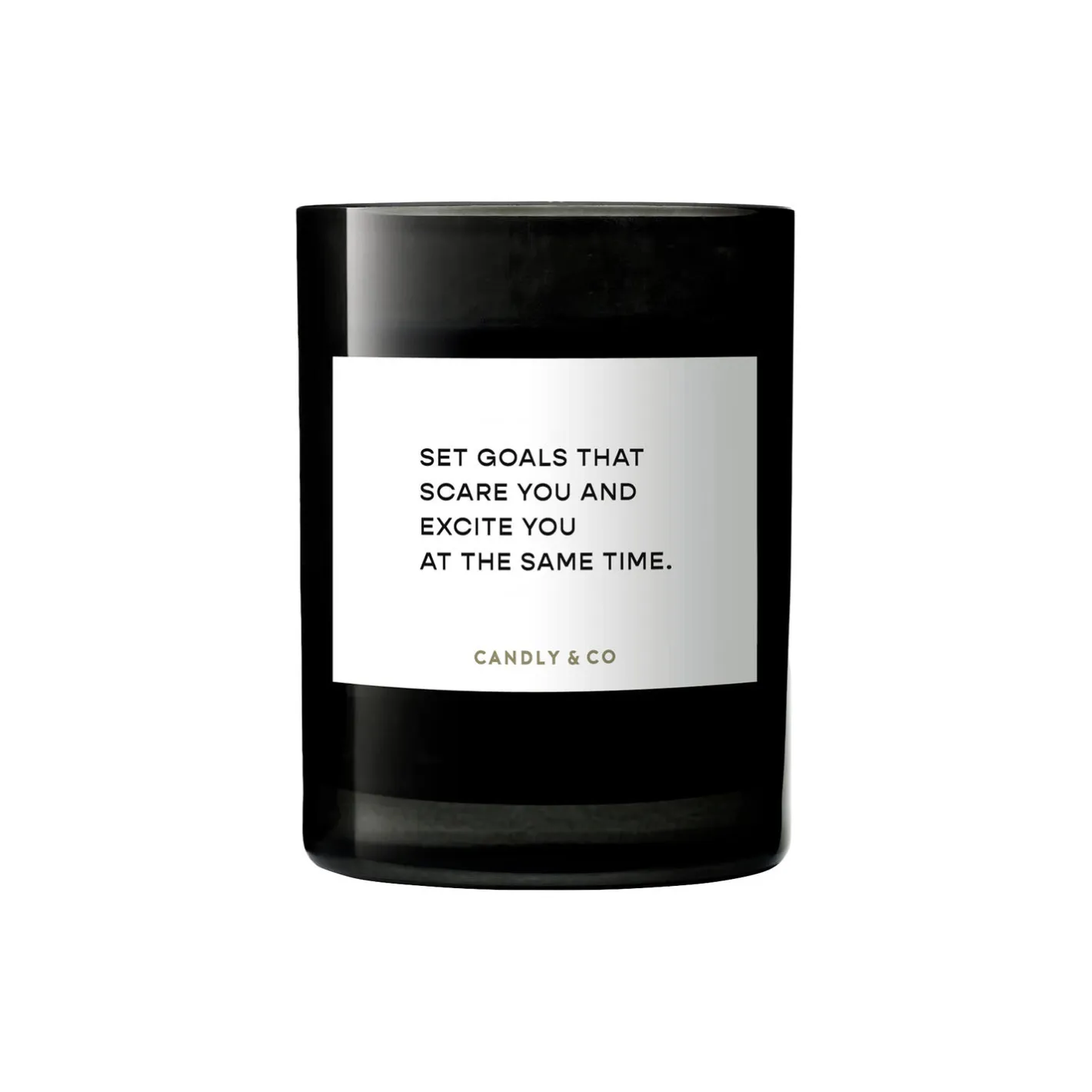 Candly & Co No. 4 Candle, Set goals that scare you and excite you at the same time> Lys & Duftlys