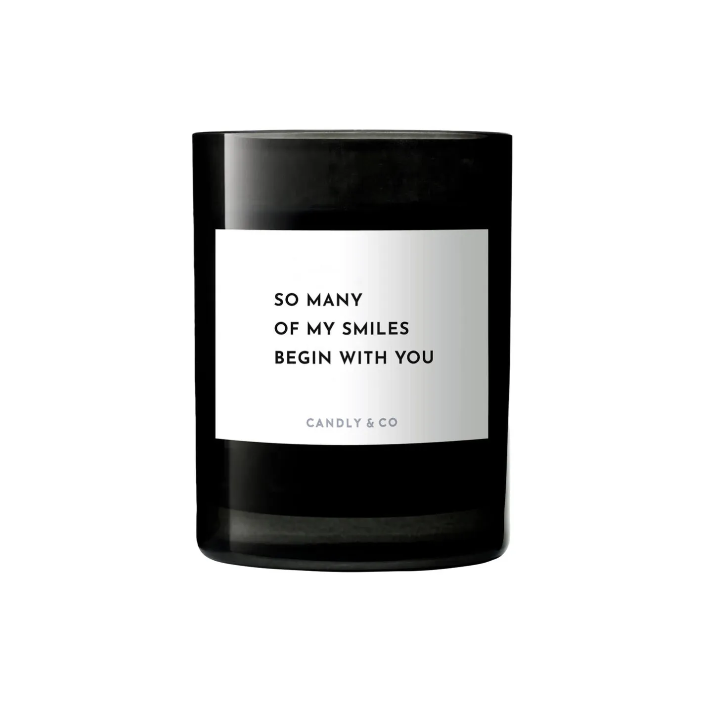 Candly & Co No. 6 Candle, So many of my smiles begin with you> Lys & Duftlys