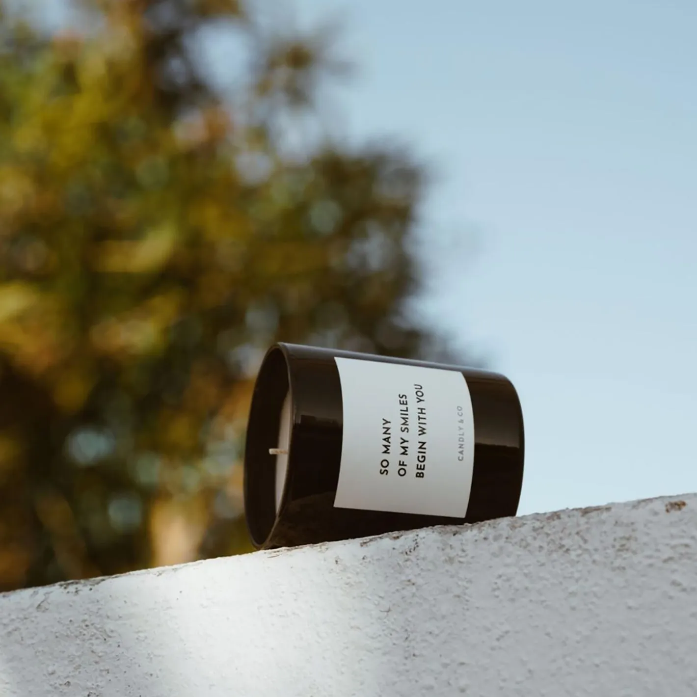 Candly & Co No. 6 Candle, So many of my smiles begin with you> Lys & Duftlys