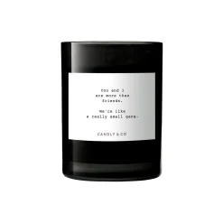 Candly & Co No. 8 Candle, You and I are more than friends. We're like a really small gang> Lys & Duftlys