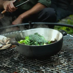 Fiskars Norden Grill stålkurv/dampindsats Ø 30 cm> Gryder & Pander