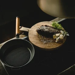 Fiskars Norden støbejerns-grillpande Ø 26 cm> Gryder & Pander
