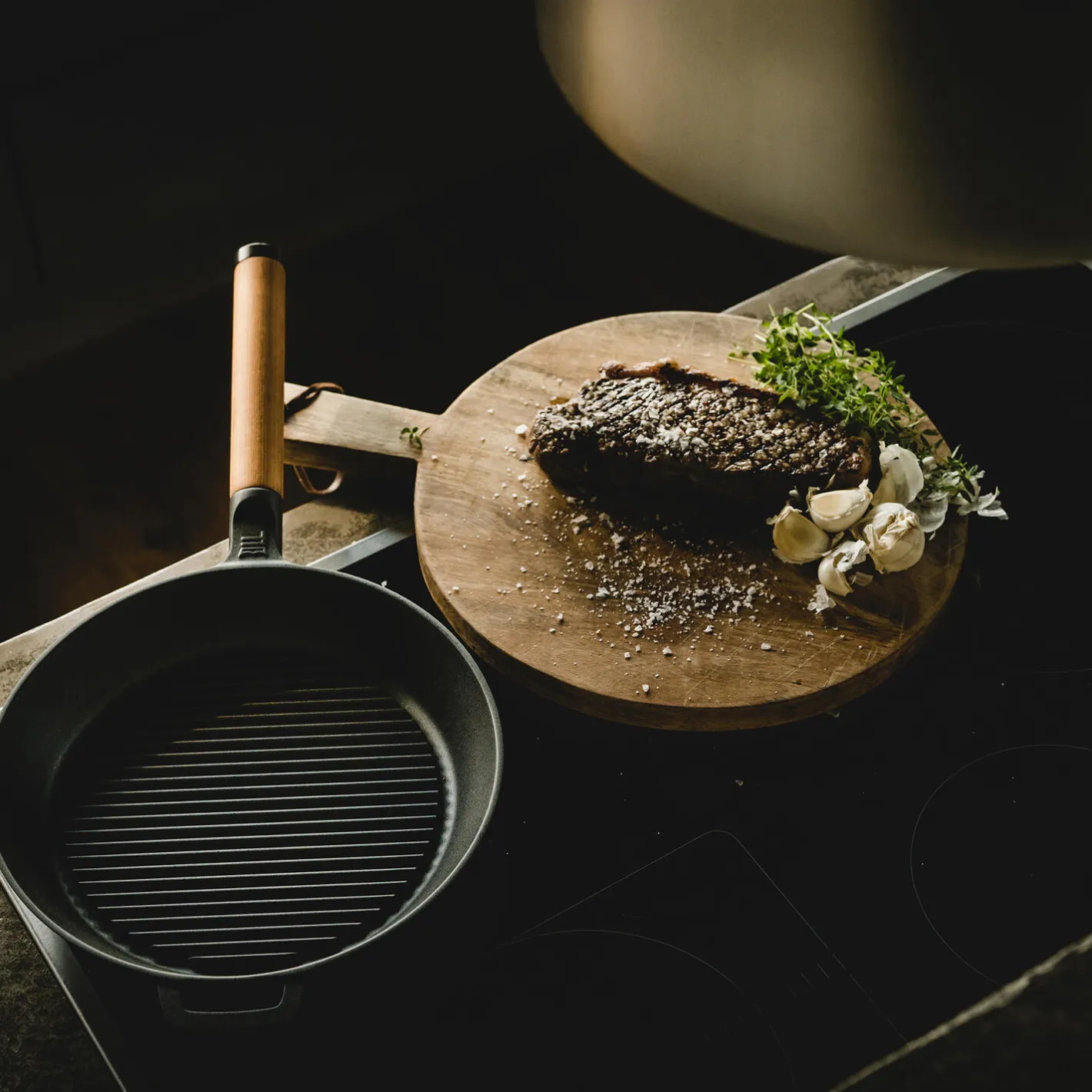 Fiskars Norden støbejerns-grillpande Ø 26 cm> Gryder & Pander