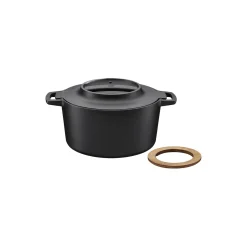 Fiskars Norden støbejernsgryde 4 L, black
