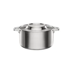Fiskars Norden Steel gryde med låg 5 L> Gryder & Pander