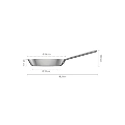 Best Fiskars Norden Steel stegepande Ø 26 cm