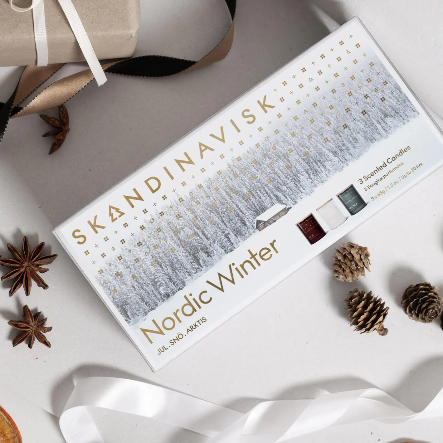 Clearance Skandinavisk NORDIC WINTER Scented Candle Giftset