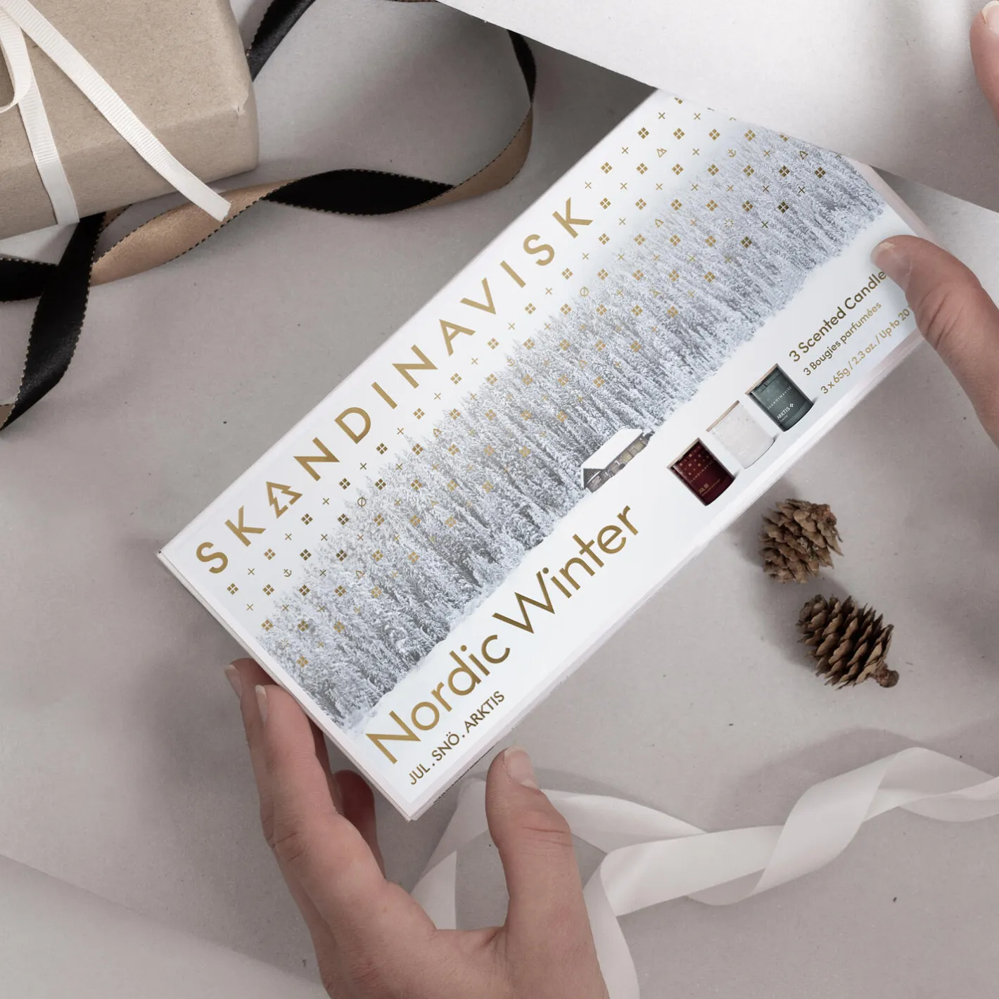 Clearance Skandinavisk NORDIC WINTER Scented Candle Giftset