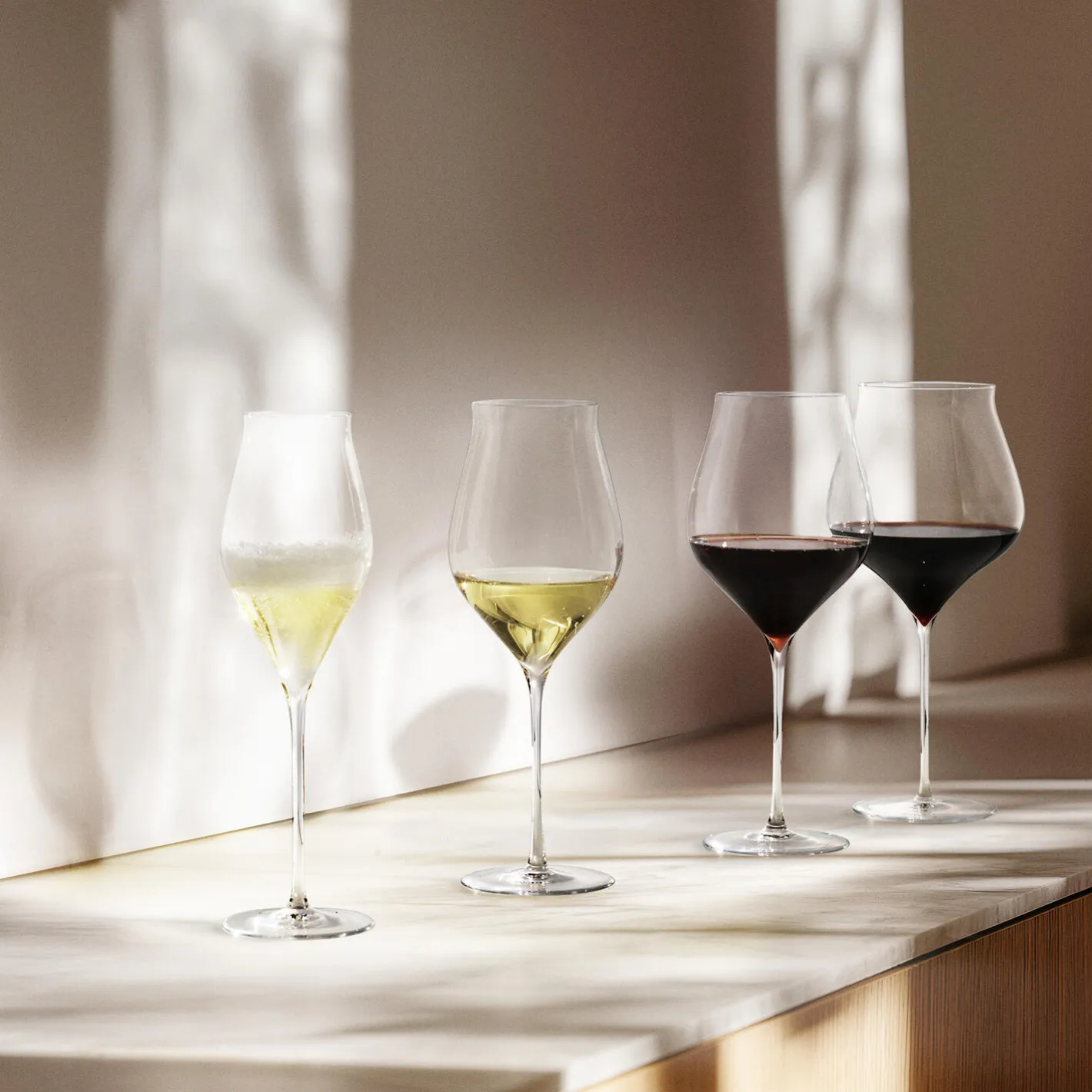 Holmegaard Notes Rødvinsglas 2 stk.> Glas