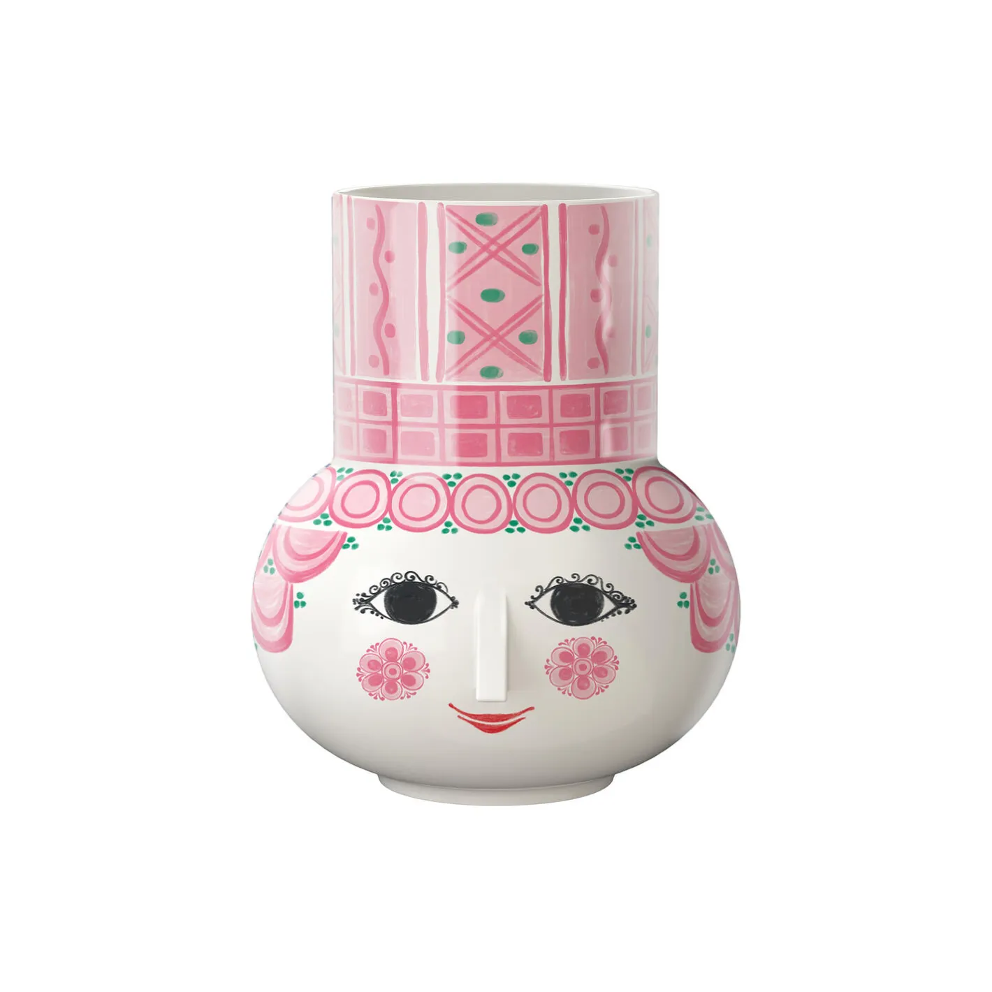Clearance Bjørn Wiinblad Olga Vase, pink