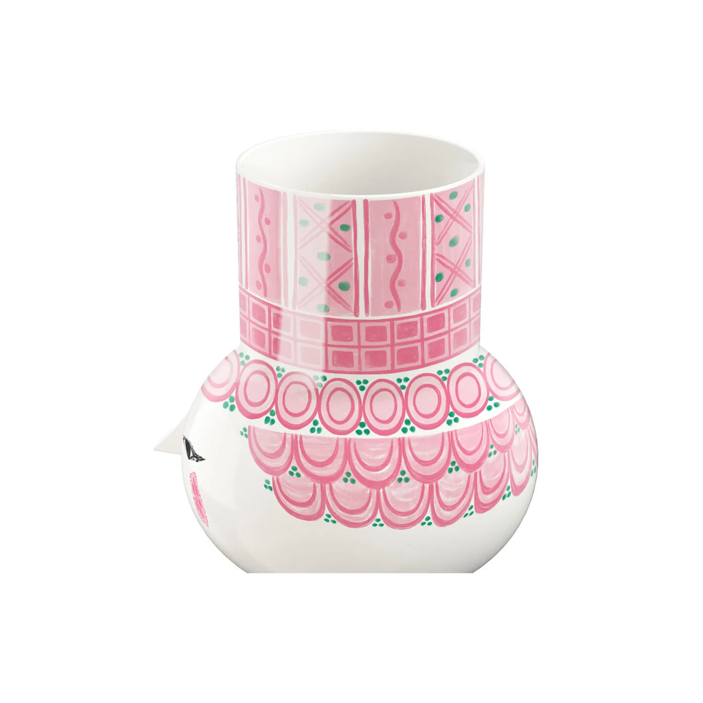 Clearance Bjørn Wiinblad Olga Vase, pink