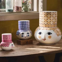 Clearance Bjørn Wiinblad Olga Vase, pink