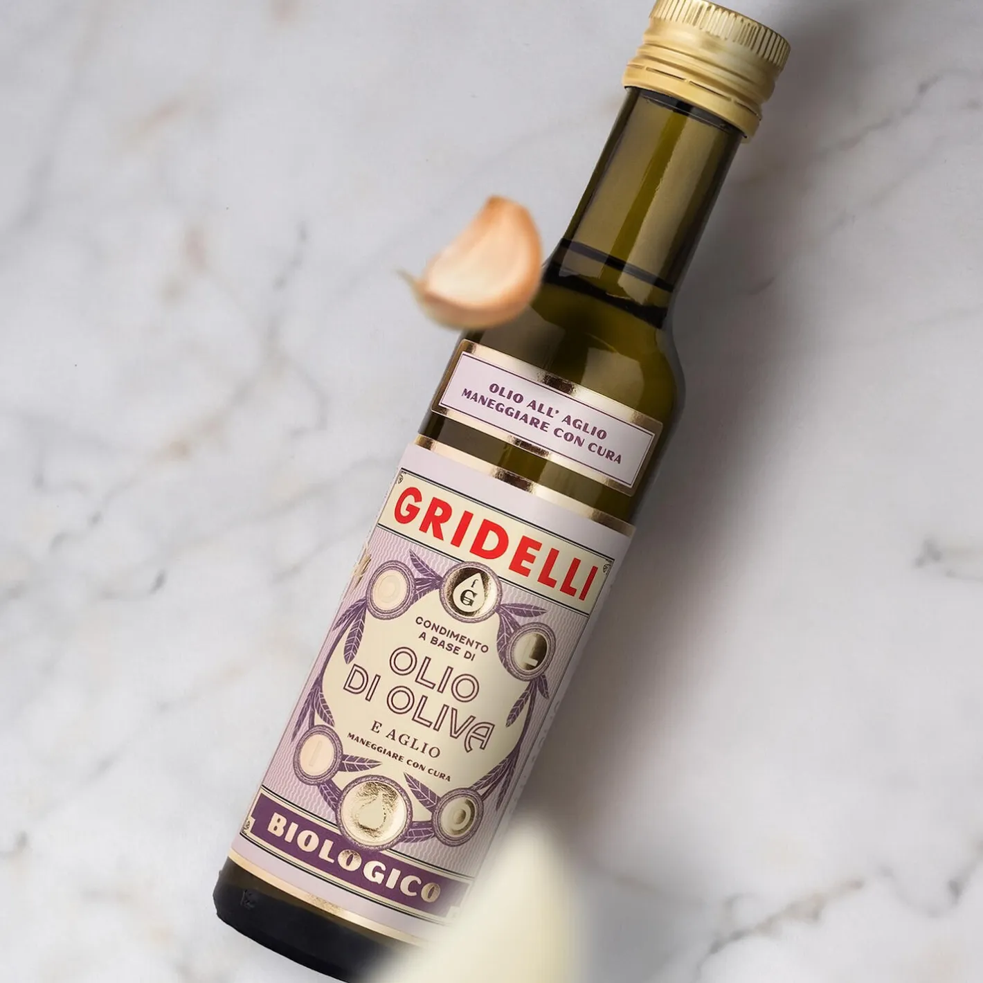 Gridelli Olivenolie - Hvidløg> Delikatesser