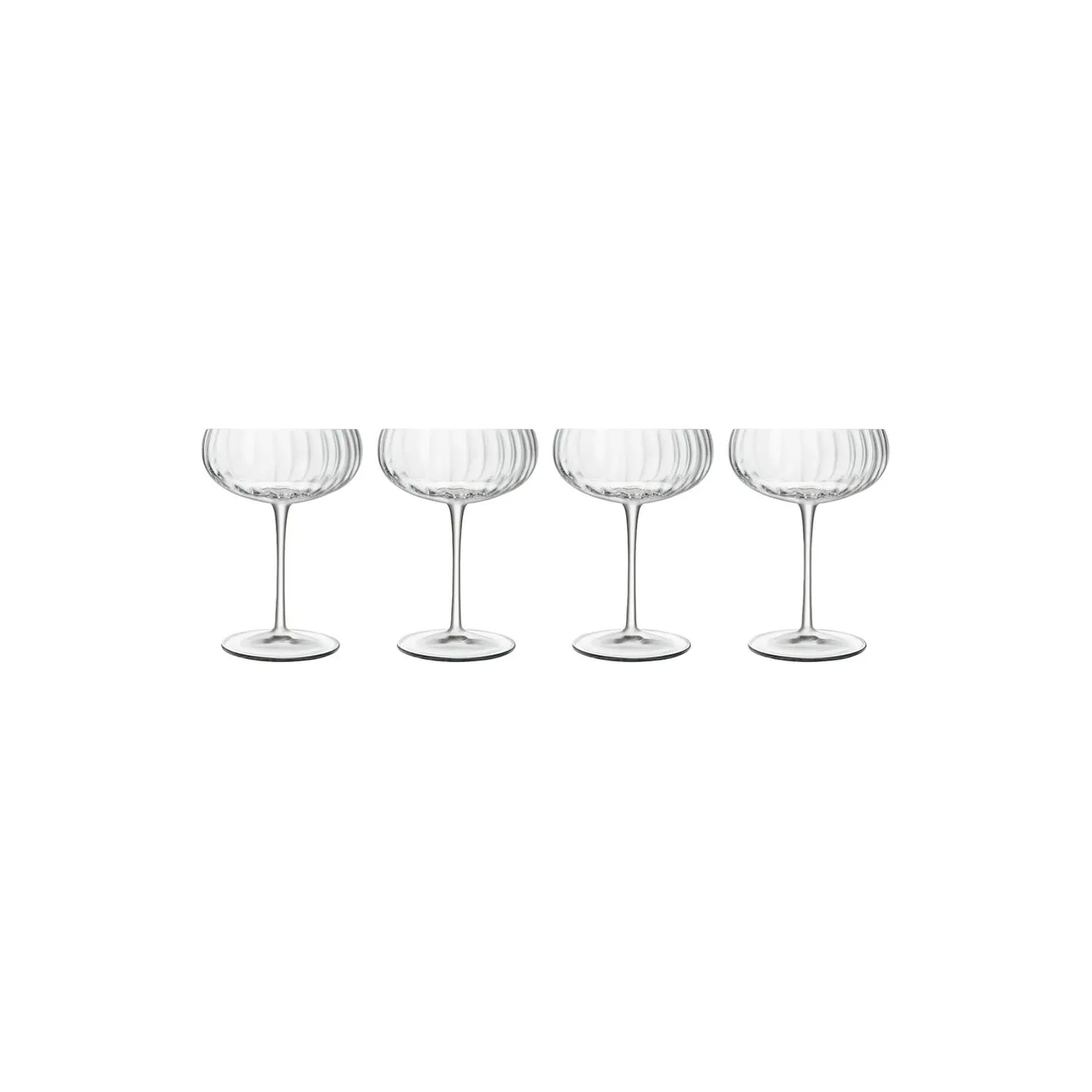 Clearance Luigi Bormioli Optica champagneskål 4 stk.