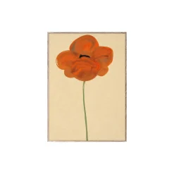 Paper Collective Orange Vallmo poster> Plakater & Rammer