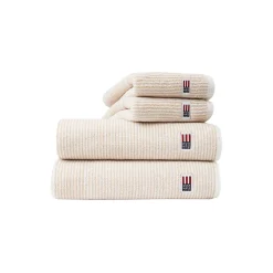Sale Lexington Original håndklæde, white/tan striped