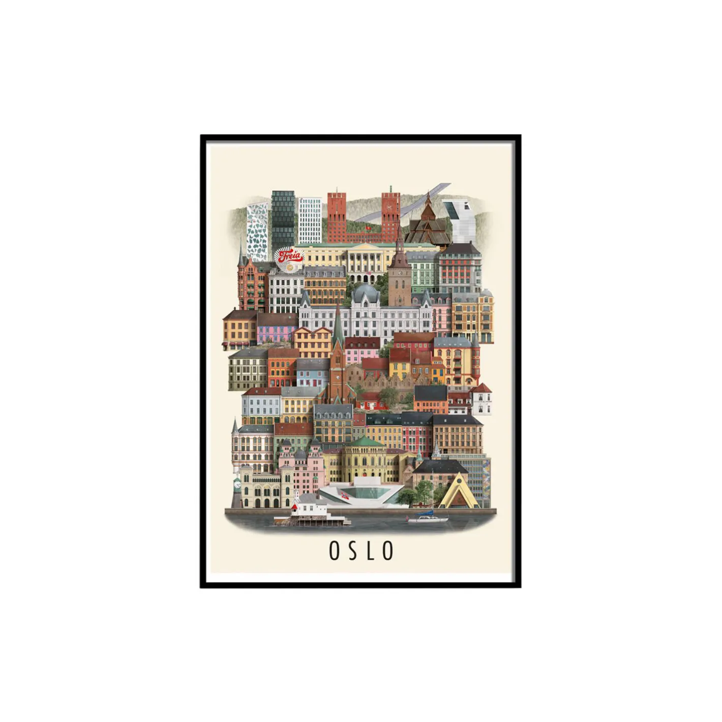 Martin Schwartz Oslo plakat> Plakater & Rammer