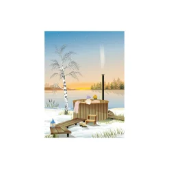 ViSSEVASSE OUTDOOR HOT TUB plakat> Plakater & Rammer
