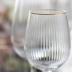 Lyngby Glas Palermo Gold hvidvinsglas 4 stk.><noscript><img width=