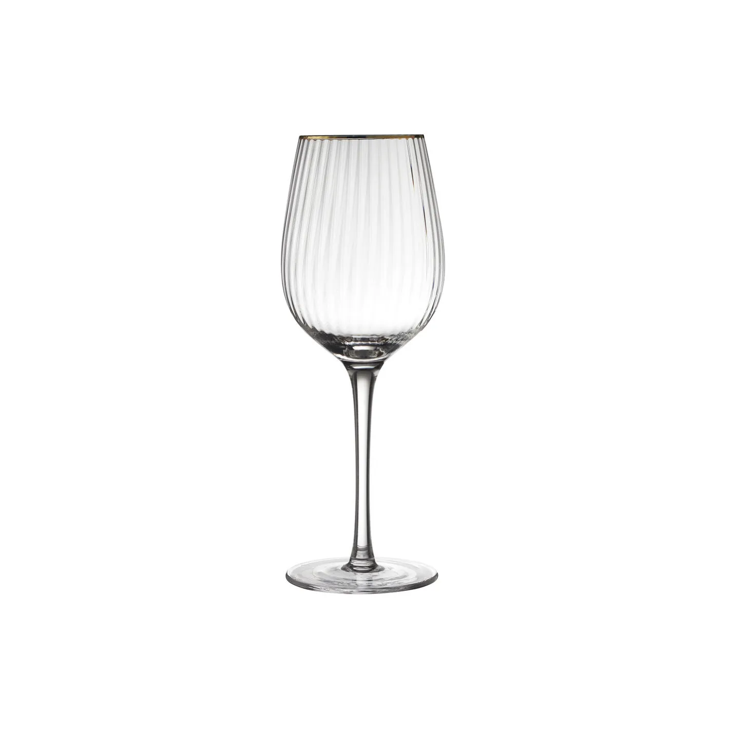 Clearance Lyngby Glas Palermo Gold rødvinsglas 4 stk.