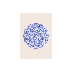 Peléton Papercut 05, blue> Plakater & Rammer