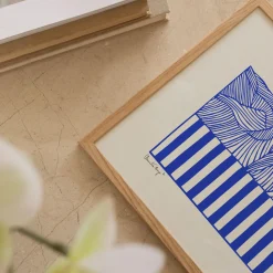 Peléton Papercut 04, blue> Plakater & Rammer