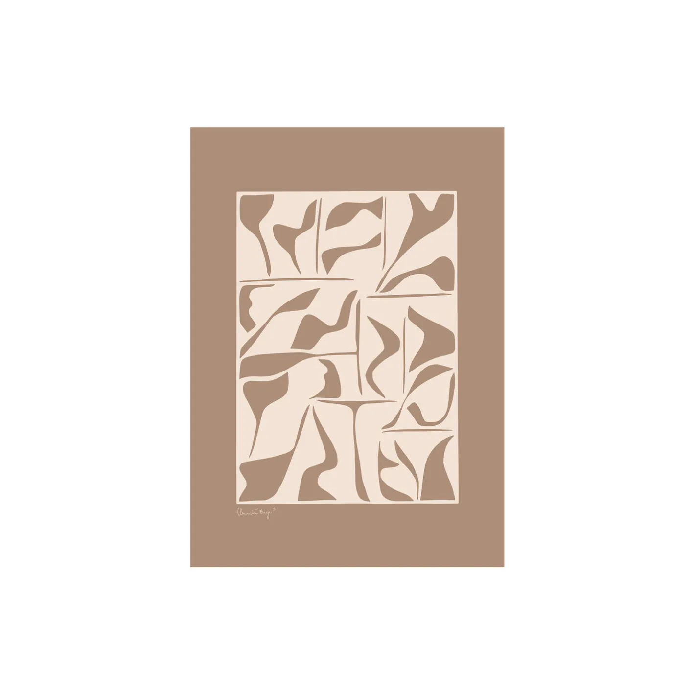 New Peléton Papercut 02, brown