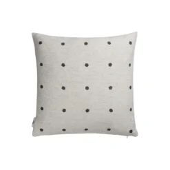Outlet Røros Tweed PASTILLE Cushion, black and white