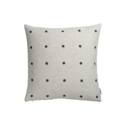 Outlet Røros Tweed PASTILLE Cushion, black and white