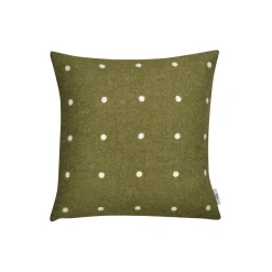 Best Røros Tweed PASTILLE Cushion, green moss