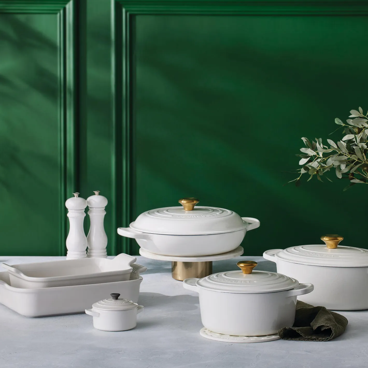 Sale Le Creuset Peberkværn 21 cm, white