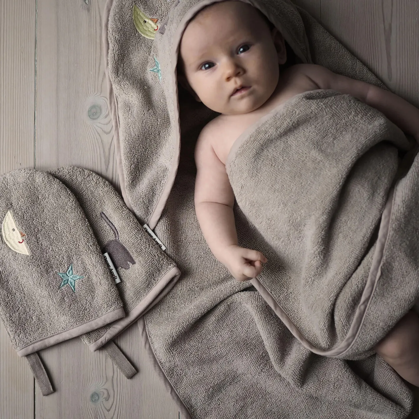 Dear April Petal babyhåndklæde,>Børn Badeudstyr|Håndklæder