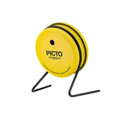 Best PICTO Table Clock, sunny yellow