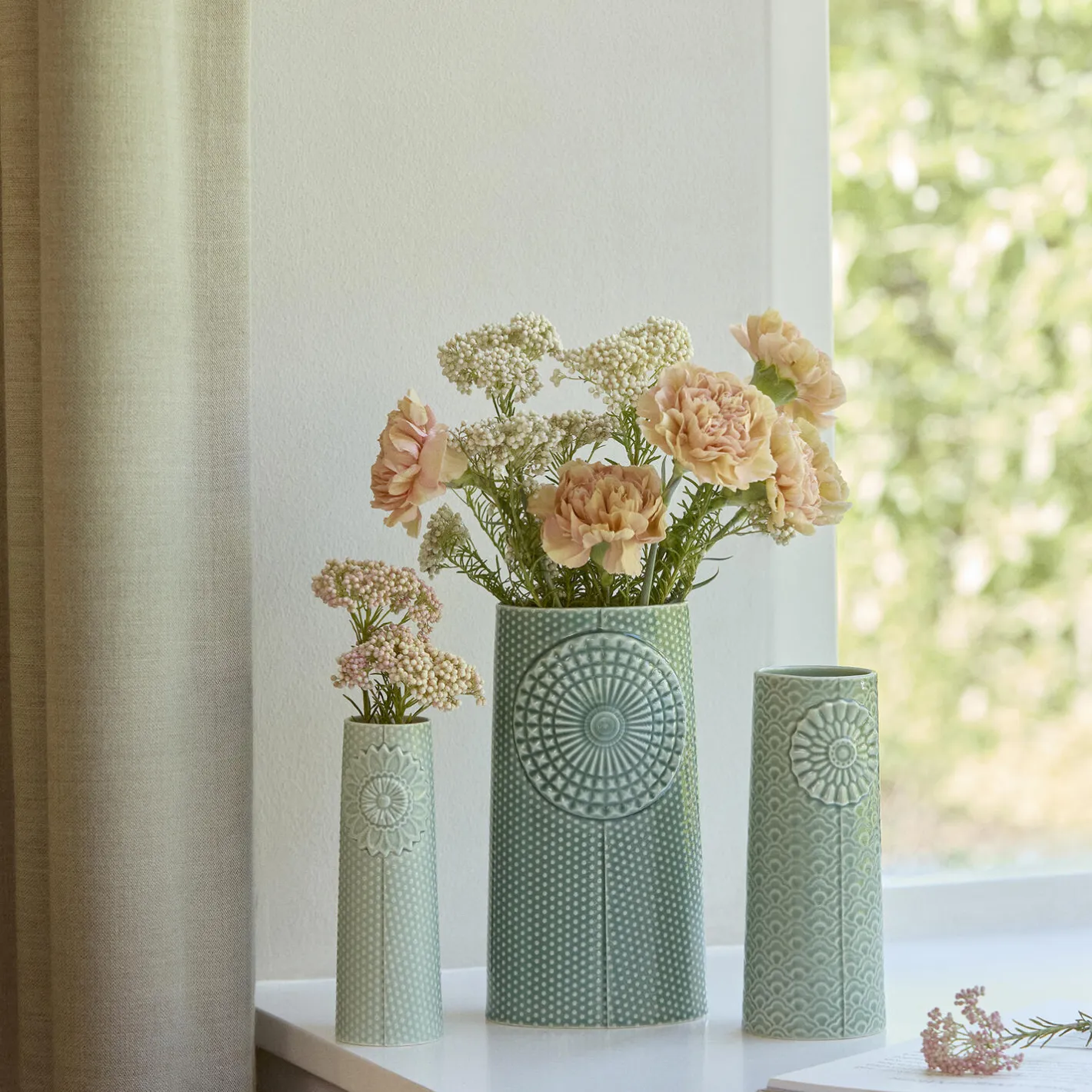 New Dottir Nordic Design Pipanella Dot vase, spruce