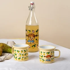 Best Muurla Pippi emaljekrus frugter, gul yellow
