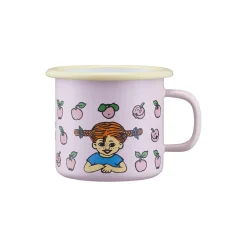 Muurla Pippi emaljekrus frugter, rosa> Kopper & Krus