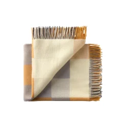 Silkeborg Uldspinderi Plain Beat plaid, 01221 honey rose> Plaider