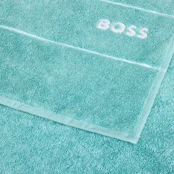 BOSS Home Plain håndklæde, aruba blue> Håndklæder