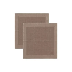 Georg Jensen Damask PLAIN serviet, mahogany brown